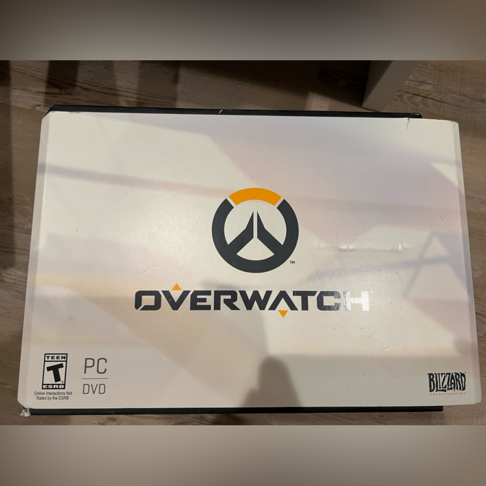 Overwatch Statue and PC/DVD.